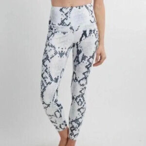 Savvi Fit Khali Python Snake Print 7/8 Leggings High Rise Leggings